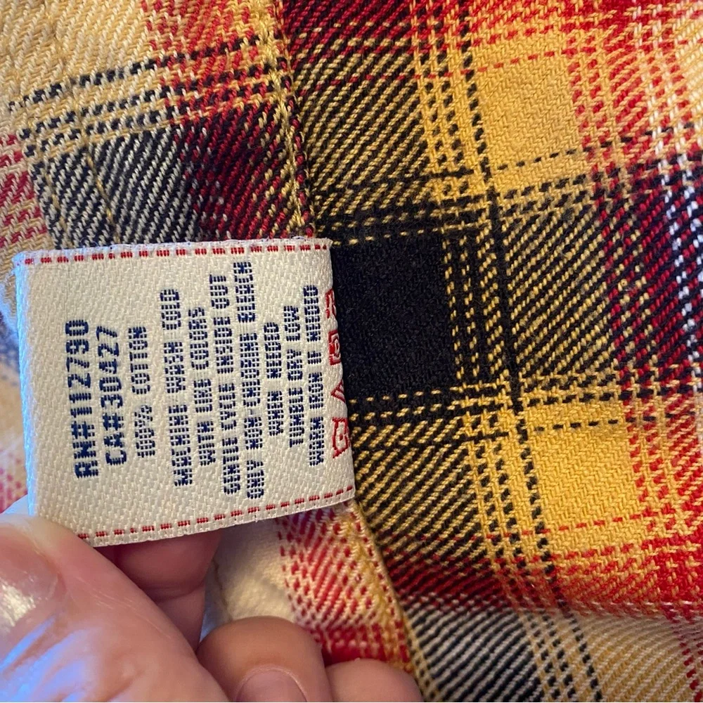 True Religion Multicolor Plaid Casual Button Down Shirt